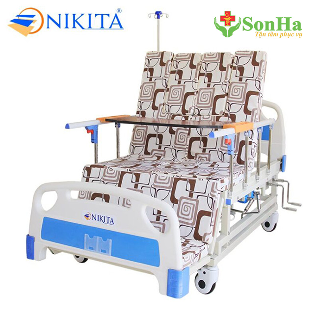 giường bệnh nhân 4 tay quay DCN-04